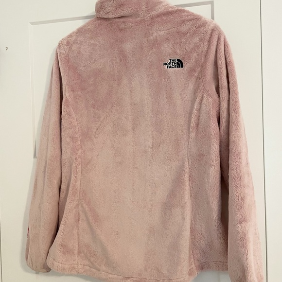 North Face pink silken fleece zip jacket - Picture 2 of 2